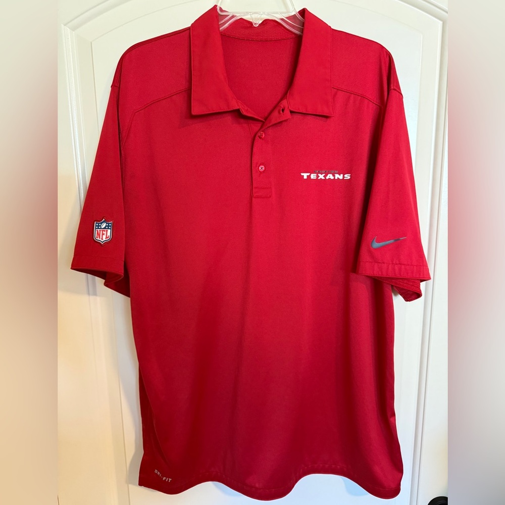 Houston Texans NFL Nike Dri-FIT Polo Shirt - Large